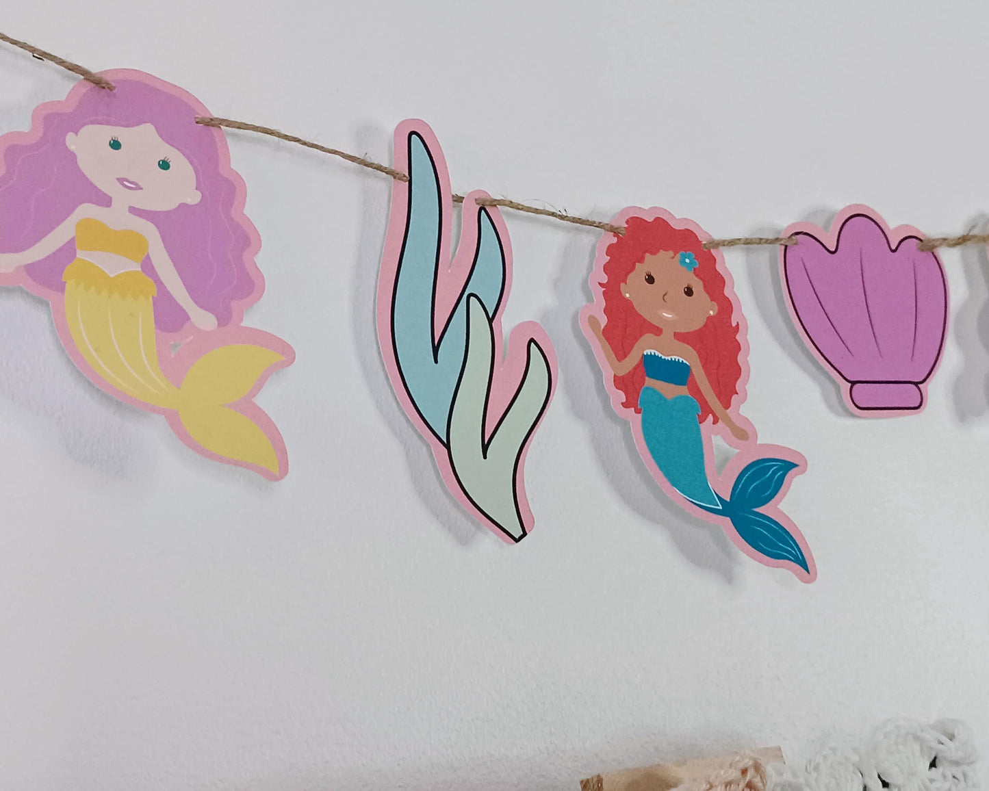 Mermaid Bunting | Underwater Party | Birthday Garland | Mermaid Party Decoration | Mermaid Party | Underwater Bunting |