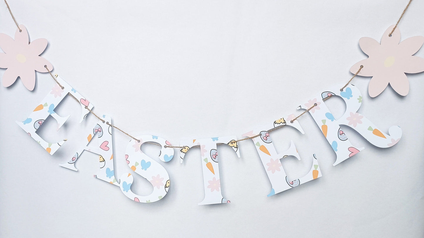 Easter Bunting | Easter Banner | Spring Garland | Easter Garland | Easter Decoration | Spring Decoration | Easter Pastel | Easter Party |