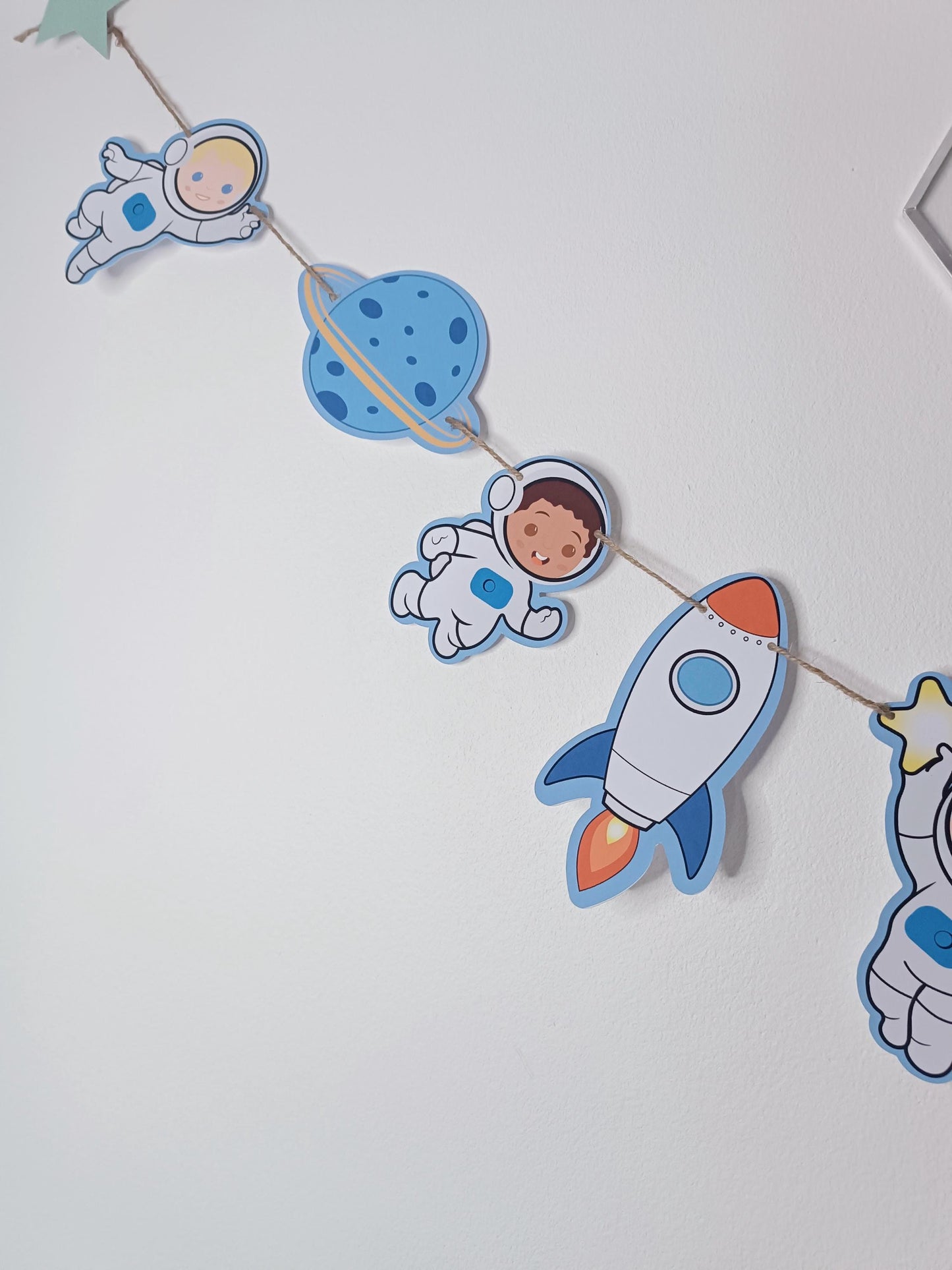 Astronaut Bunting | Space Party | Birthday Garland | Space Party Decoration | Astronaut Party | Space Bunting |