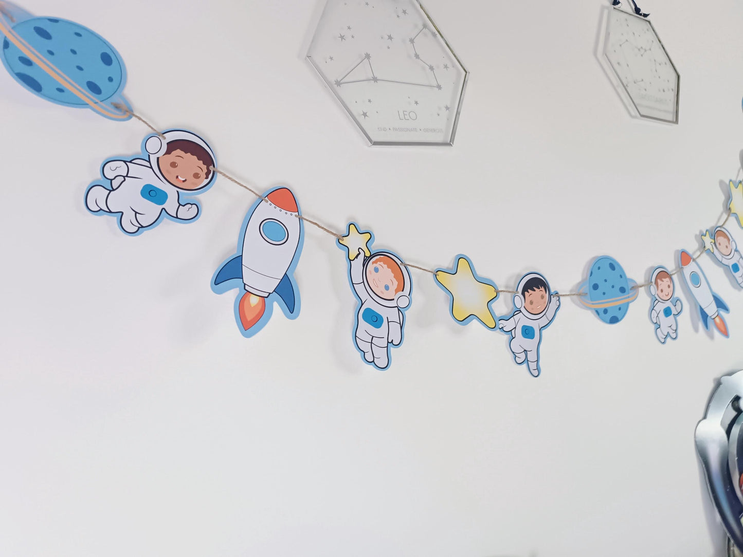 Astronaut Bunting | Space Party | Birthday Garland | Space Party Decoration | Astronaut Party | Space Bunting |