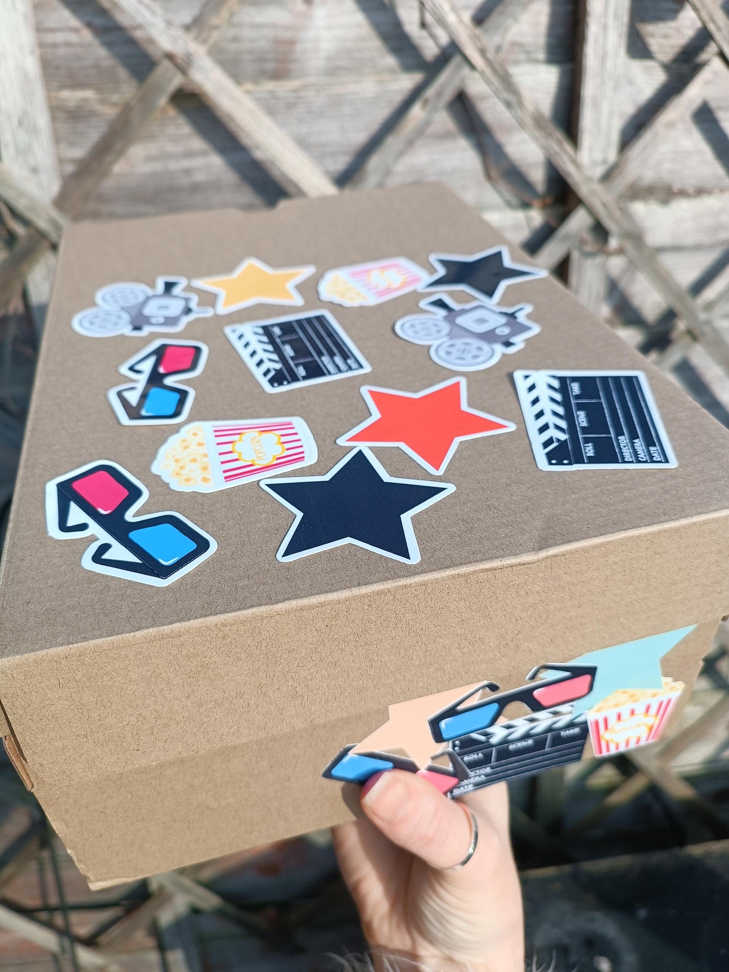 Movie night Stickers | Party Stickers | Movie Stickers | Gift Stickers | Scrapbook Stickers | Craft Stickers |