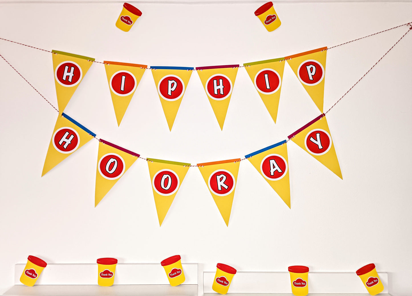 Play Doh Party | Party Bunting | Play Doh Party Bunting | Childs Play Doh Party Decor |