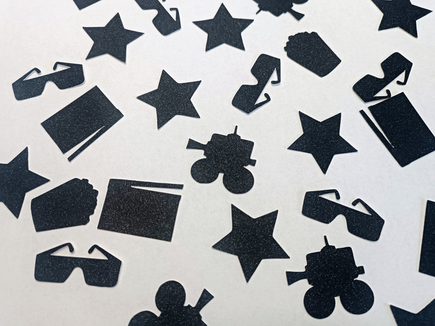 Movie Night Table Scatter | Movie Night Confetti | Table Scatter made of card | Glitter Confetti |
