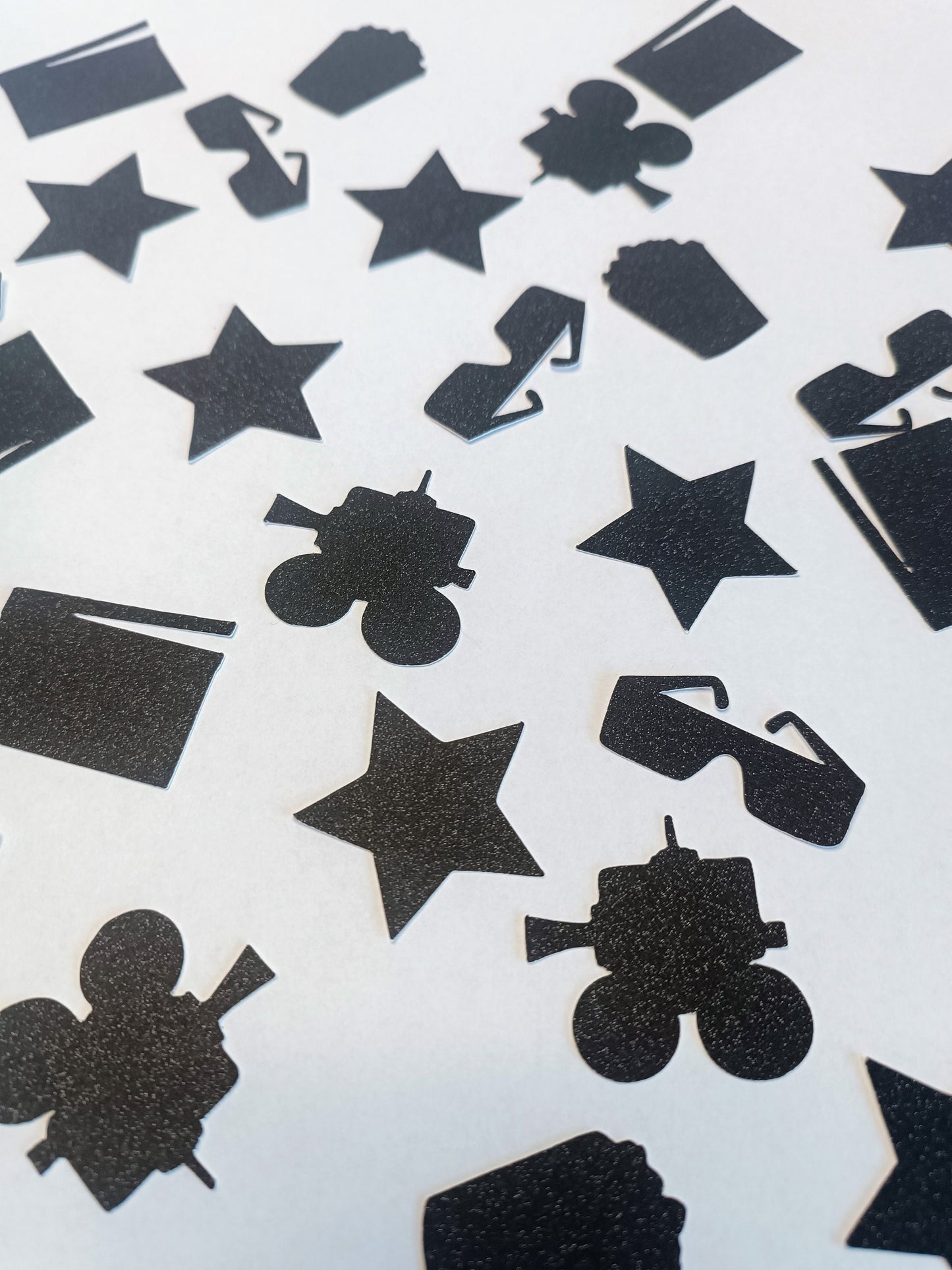 Movie Night Table Scatter | Movie Night Confetti | Table Scatter made of card | Glitter Confetti |