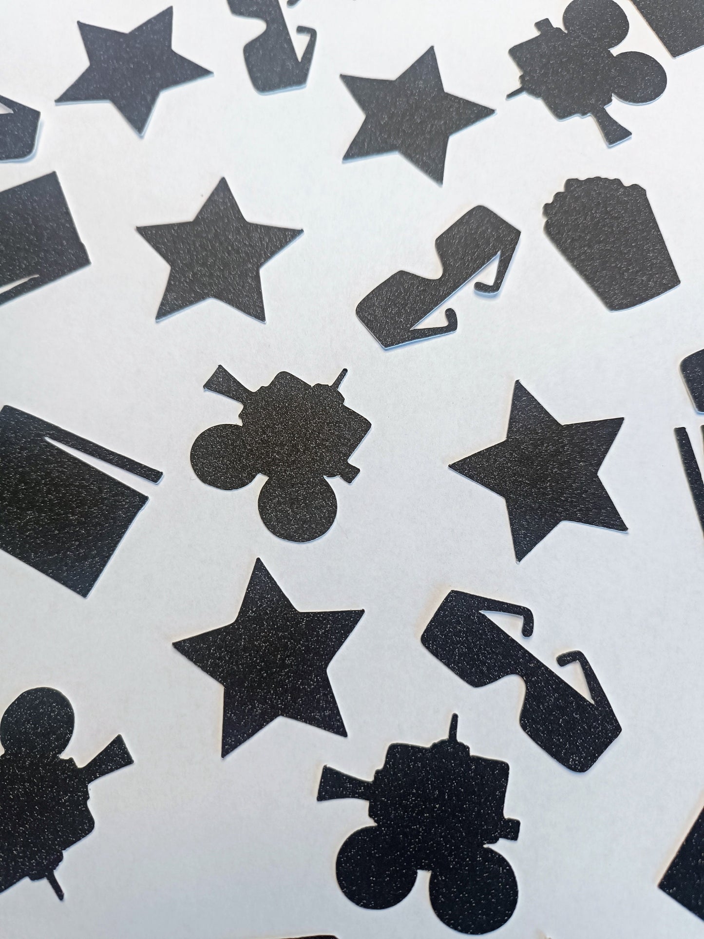 Movie Night Table Scatter | Movie Night Confetti | Table Scatter made of card | Glitter Confetti |