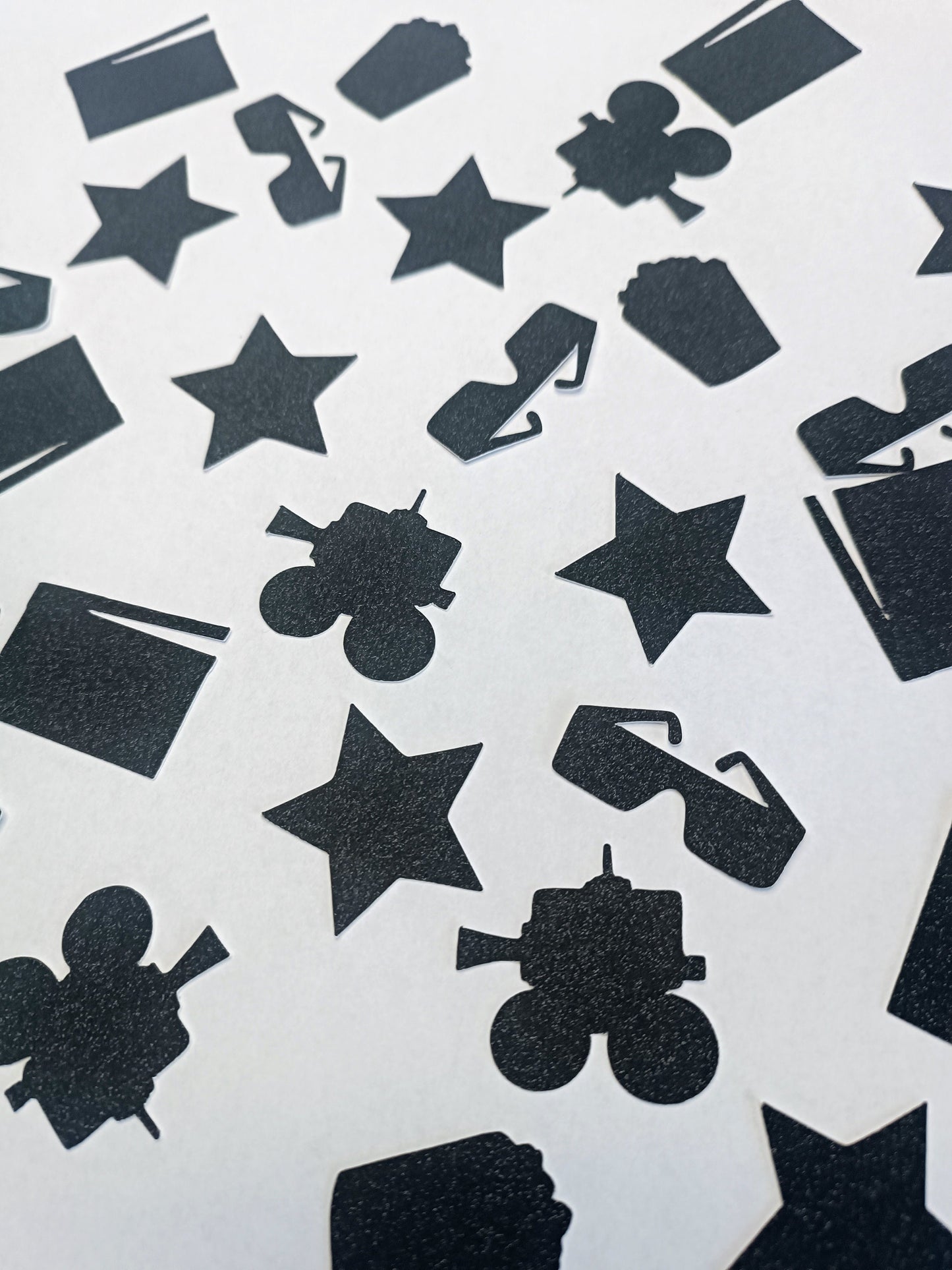 Movie Night Table Scatter | Movie Night Confetti | Table Scatter made of card | Glitter Confetti |