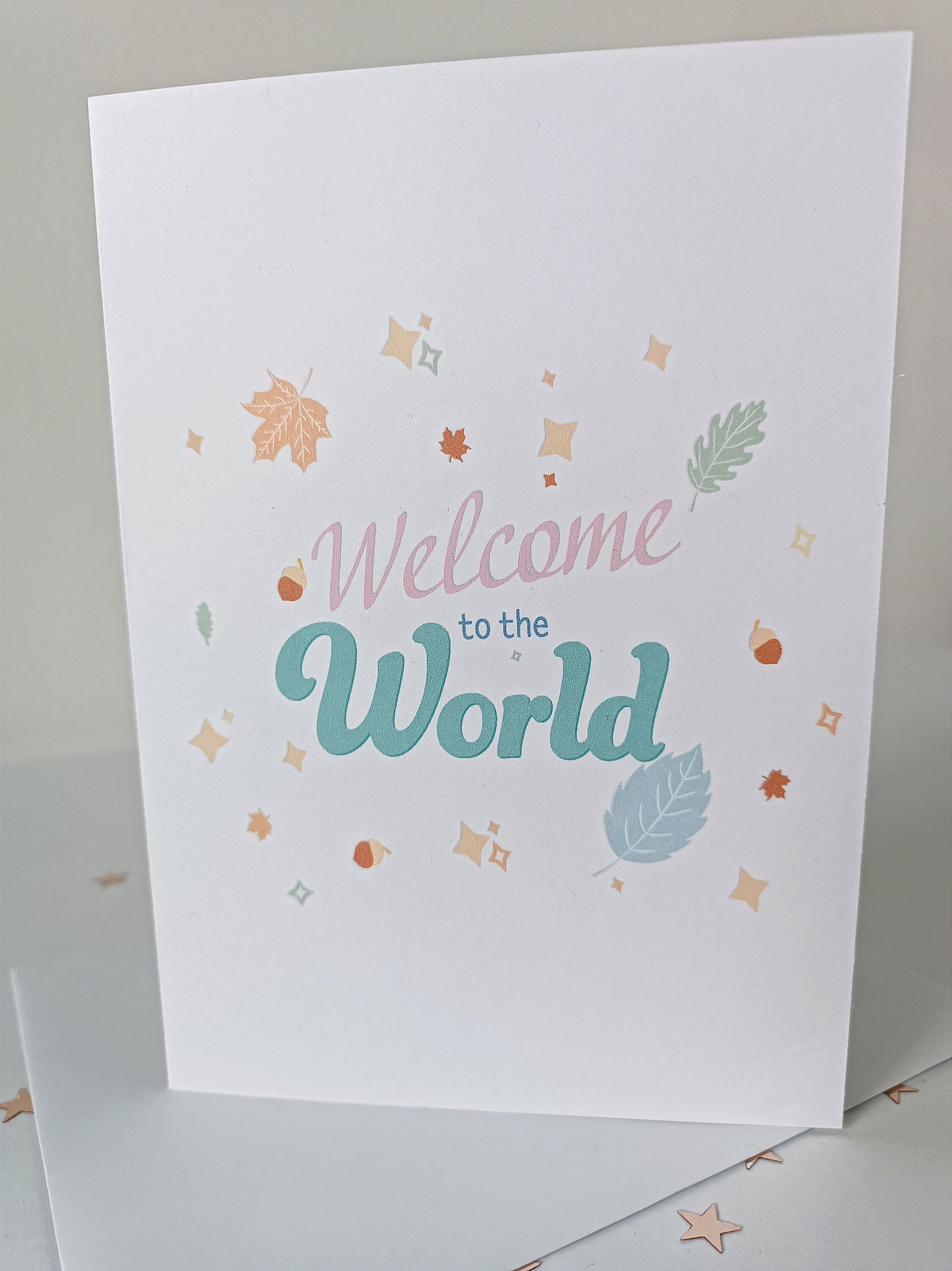 New Baby Card | Welcome to the World | Congratulations | New addition Card | Pastel Greeting Card |