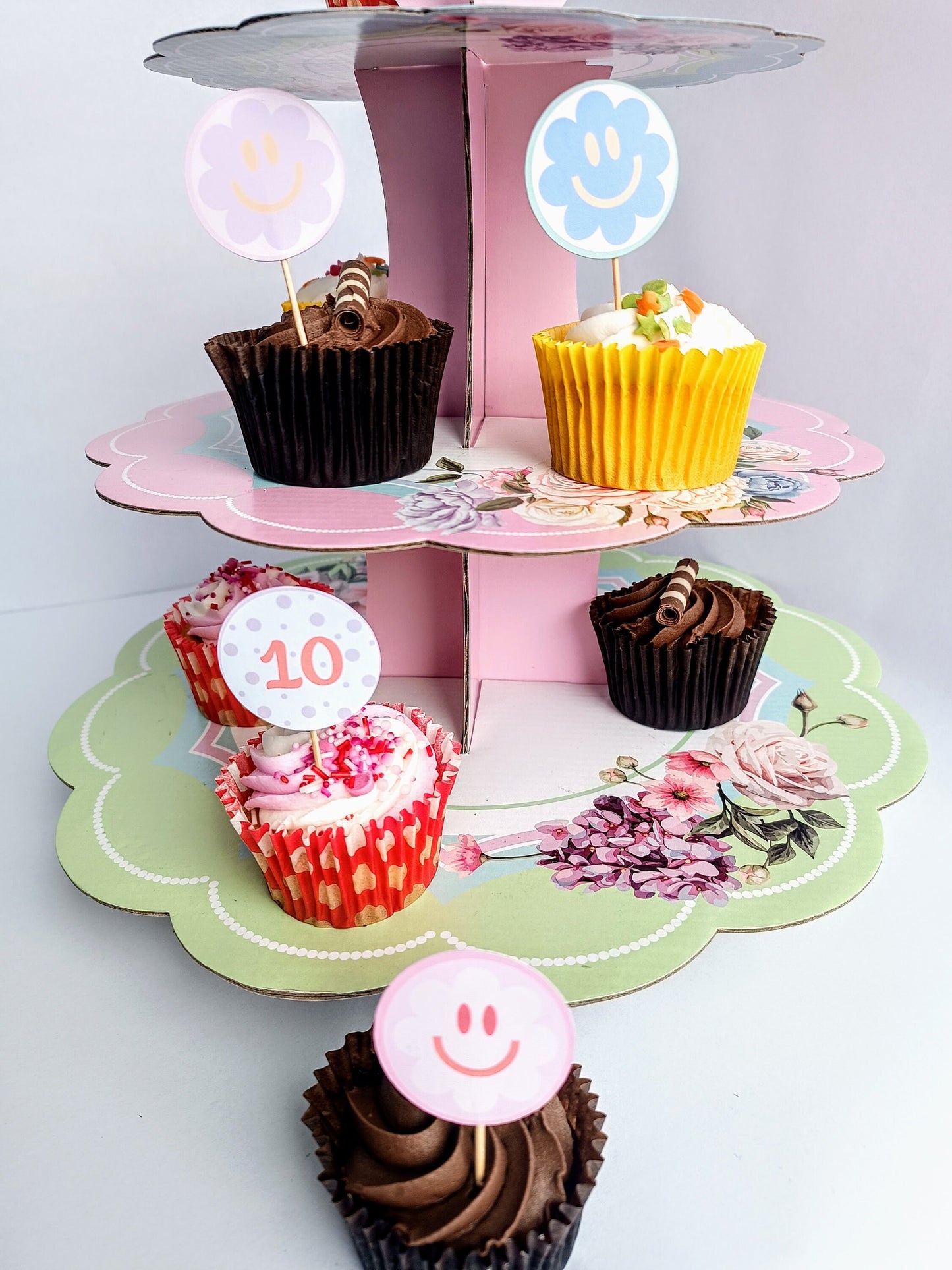 Cupcake Toppers | Party | Birthday | Circle Cupcake Toppers | Cupcake Decoration | Pastel Party | Pastel Party Decoration |