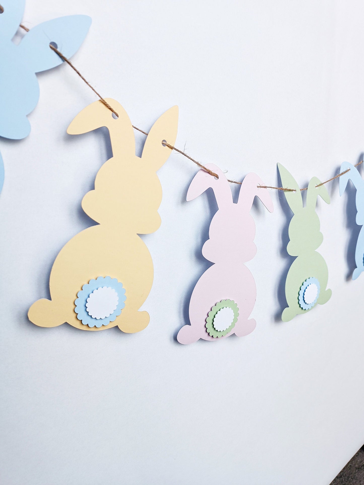Bunny Bunting | Bunny Theme Party | Pastel Bunny | Bunny Decoration | Pastel Baby | New Baby | Gender Reveal Party |