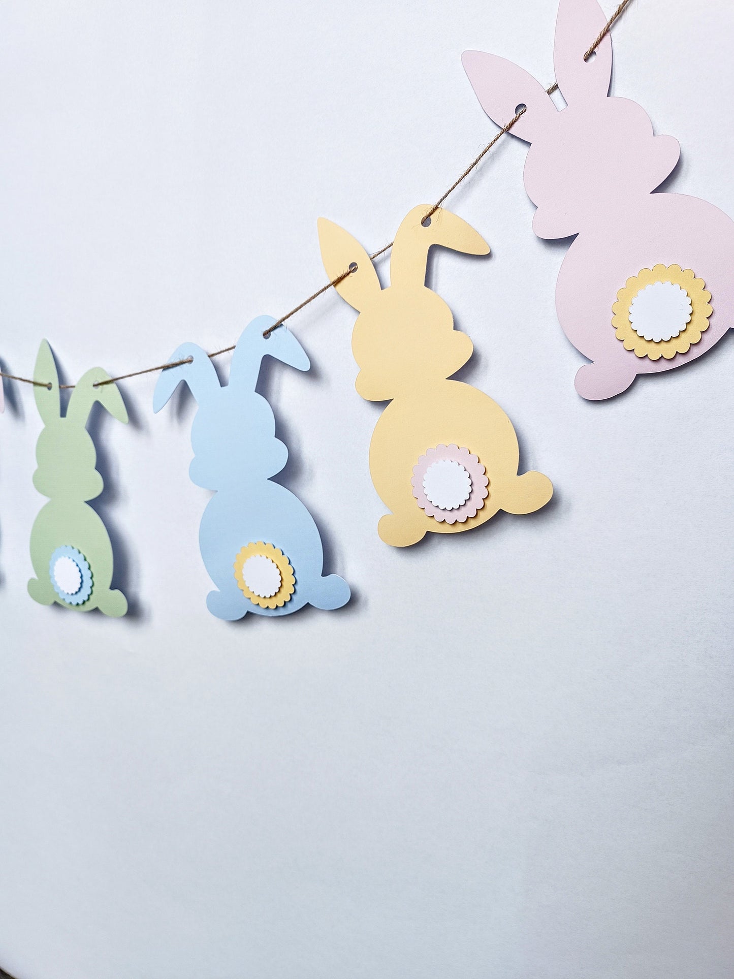 Bunny Bunting | Bunny Theme Party | Pastel Bunny | Bunny Decoration | Pastel Baby | New Baby | Gender Reveal Party |