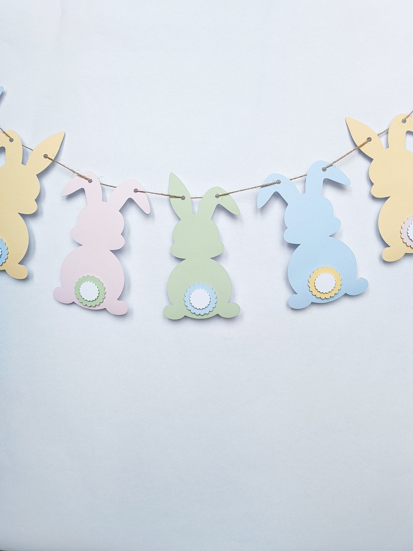 Bunny Bunting | Bunny Theme Party | Pastel Bunny | Bunny Decoration | Pastel Baby | New Baby | Gender Reveal Party |