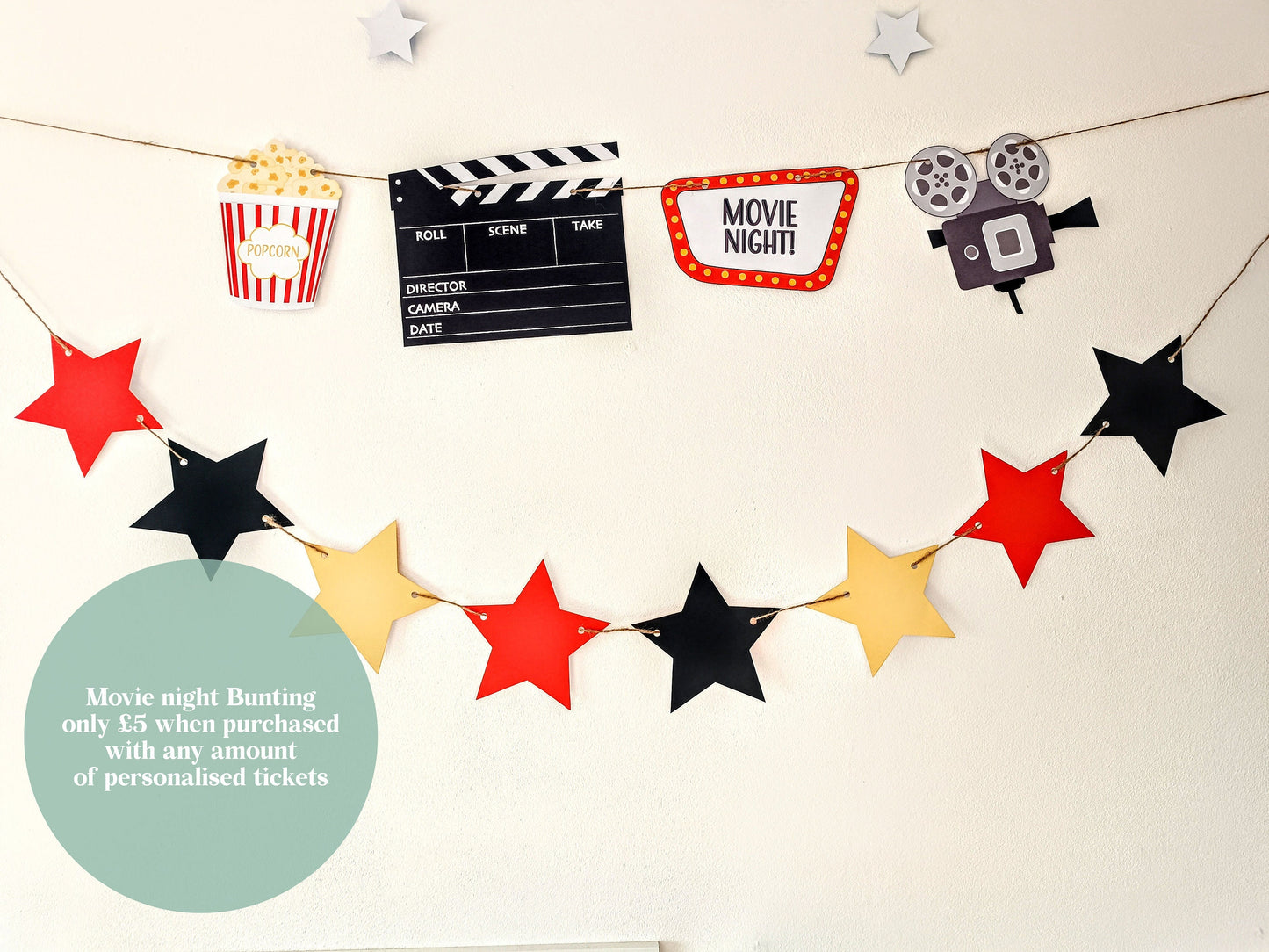 Movie Night Tickets | Personalised Ticket | Invitation | Movie Party |